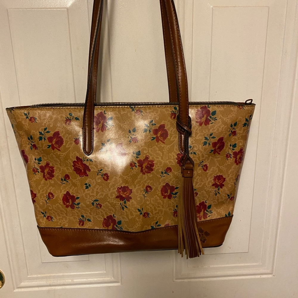 Patricia Nash Violetti Western Lace Floral Rose used once. Lowered price